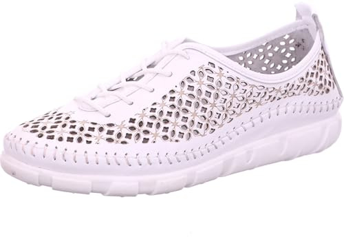 Gemini Damen Schnürschuh weiß