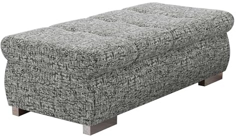 Mirjan24 Polsterhocker Sitzbank Orkan groß Hocker Sitzhocker Modern Pouf Fußbank Sitzmöbel 120x60 (Bella 65)
