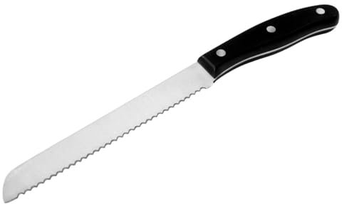 Fackelmann 43802 Brotmesser Fit mit genietetem Kunststoffgriff, 31 cm