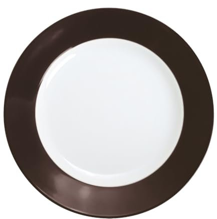 KAHLA Pronto Colore Frühstücksteller 20,5 cm chocolate brown|brauner Beilagenteller aus Porzellan