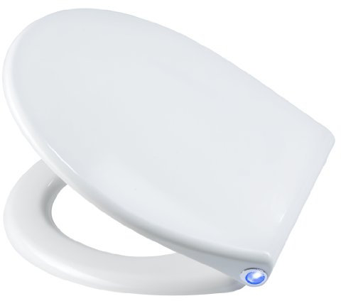 Diaqua 31176297 WC Sitz LED Slow Motion, 40 bis 45.5 x 37.5 cm, weiß