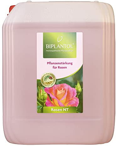 BIPLANTOL® Rosen NT 10 Liter – Pflanzenstärkungsmittel für vitale, blühfreudige Rosen – unterstützt natürliche Widerstandskraft & Regeneration – ohne chemische Zusätze