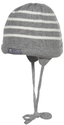 Döll Unisex - Baby Strickmütze, Gr. 41 cm (Herstellergröße: 41) Grau (light gray melange 8100)