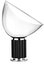 Flos Tischlampe Taccia Small Schwarz by Achille and Pier Giacomo Castiglioni, 16W, Innenbeleuchtung, 37,3 x 14,2 x 48,5 cm, F6604030