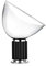 Flos Tischlampe Taccia Small Schwarz by Achille and Pier Giacomo Castiglioni, 16W, Innenbeleuchtung, 37,3 x 14,2 x 48,5 cm, F6604030
