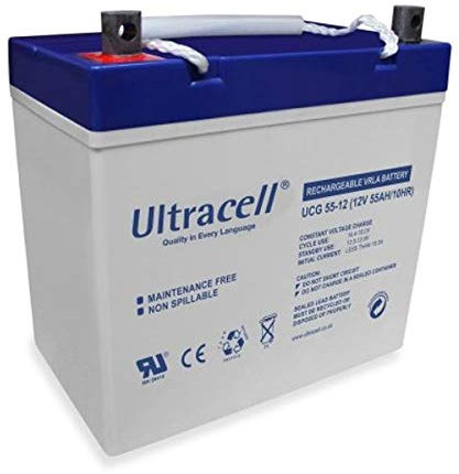 Batterie étanche Gel décharge profonde GEL 55Ah 12v ULTRACELL
