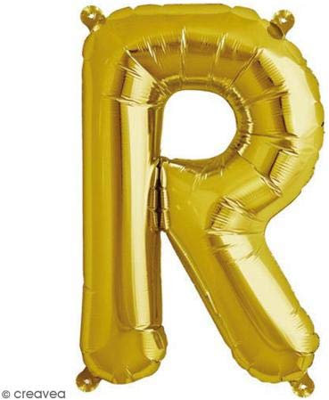 Folienballon R Hochzeit | Buchstaben gold | Girlande Folienballons
