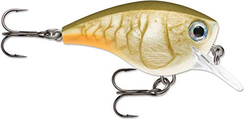 Rapala BX Brat Bill Square Lure with Two No. 6 Hooks, 0.9 m Swimming Depth, 5 cm Size, Bone Craw