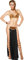Fancyland Women's Kostüm Princess Leia as a Slave Dessous Reizwaesche Lingerie-BH-Rock-Halsband String Set