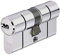 ABUS 86020 EUROCILINDRO Puntos NÍQUEL Doble Embrague 35/35-D66 N 35/35, Multicolor, 35x35mm