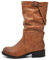IF Fashion Stivali Stivaletti da Donna Bicker Motociclista 991 Camel N.36