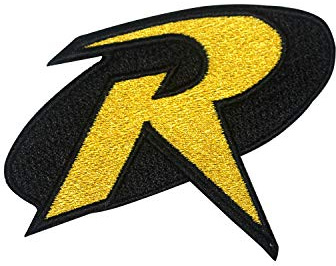 Robin Superhero Patch Iron On Patch Sew On Embroidery Badge Cartoon Patch