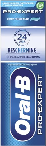 Oral B Zahnpasta Pro Expert Protection Pro Protection Minze, extra frisch, 12 x 75 ml, bietet ein Gefühl von Sauberkeit im ganzen Mund und 24 Stunden Schutz gegen Plaque
