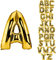 DekoRex Folienballon Gold 82cm Luftballon Geburtstag Hochzeit Deko (Buchstabe A)