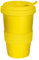 Mahlwerck Kaffeebecher to go aus Porzellan, Thermobecher, Coffeetogo Becher, mit auslaufsicherem Deckel, 400 ml, matt Sunny Yellow, Gelb