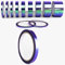 Oilslick Zierstreifen Transparent Klebezierbänder Irisierend Chamäleon Effekt Schillernd Sticker Aufkleber Design Stripes DIY Auto Modellbau Basteln (6 mm, Transp. Lila)