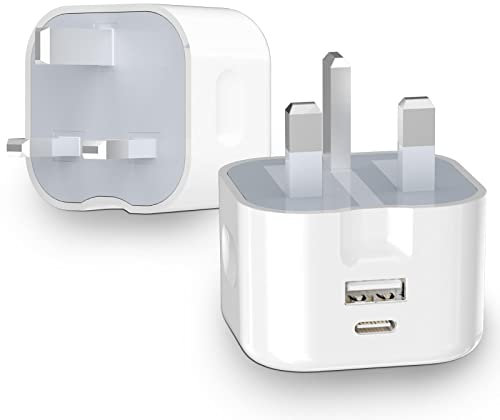 Google Pixel 6a Adapter, Google Pixel 6a Charger, Fast Charger 20w USB A and USB C Power Delivery Adapter for Google Pixel 6a