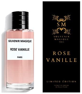 Souvenir Magique – EXTRAIT DE PARFUM - 50 ml - Tenue 24h – Parfum pour Homme et Femme - idée cadeaux - Made in France (Vanille)