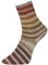 Woolly Hugs Paint Socks von Veronika Hug,4-fädig,100g/420 m,75% Schurwolle/25% Polyamid,2 identische Socken stricken, (202 GELB GRAU)