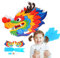 KSHSAA Chinesischer Neujahrsdrachen basteln,Chinesischer Neujahrs-Papierdrache | Papier- -Bastel-Frühlingsfest-Dekoration - Chinesisches Neujahrsgeschenk, stabile Struktur, Sternzeichen-Maskottchen