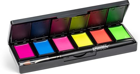 'Gelish Creme-Gel – Solider Soak-Off-Gellack für Maniküre in Salonqualität mit Pinsel, LED-Aushärtung, langanhaltend, hoher Glanz, einfache Anwendung (Neon & On & On, 1 Palette)