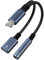 Adaptateur USB C Jack 3.5mm avec Charge Rapide, 2 en 1 Type C Audio Charge Adaptateur Câble, Adaptateur Câble Audio Écouteur Tressé Type C pour iPhone 15/Pro/Max, Samsung S24/S23, Huawei USW