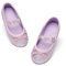 Kiderence Little Toddler Girls Dress Shoes Ballerina Ballet Flats Kids Purple Mary Janes Size 8