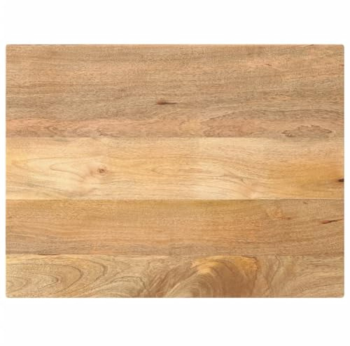 vidaXL Mango Wood Tabletop - Dining/Office Replacement Top - Rectangular 90x60 cm, Rustic Brown