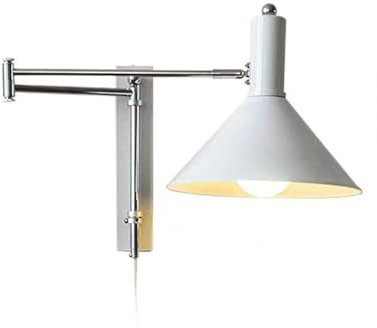 Korridorlampe Dekorative Wand Beleuchtung Industrielle Wandleuchte mit Schwenkarm, Wandleuchte for Einstecken, Wandleuchte for den Innenbereich mit Steckerkabel for Schlafzimmer, Arbeitszimmer, Insel,