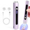 SAVILAND 3 IN 1 UV Light for Gel Nails: 8S Flash Cure Mini UV Nail Lamp with Cat Eye Magnet & Frech Nail Stamp Rechargeable Nail Light with 3 Timers Home DIY French Manikcure