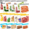 20 Stück Gefrierbeutel Wiederverwendbar mit Stehendes Boden-Design, ReaGold Silikonbeutel für Lebensmittel, Aufbewahrungsbeutel Sandwichbeutel Küche Beutel für Gemüse Milch Snacks Fleisch