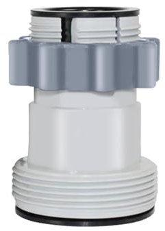 Adaptateur Tuyau Piscine 38mm et 32mm Raccord de Tuyau de Piscine pour Intex 10722 Bestway Coleman (Lot de 1)