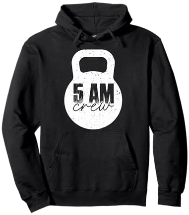 5 Uhr morgens Workout Produktivität Gesundheit Motivation Spruch Pullover Hoodie