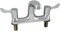 Vogue 13322 Twin Mixer Lever Deck Tap Swivel Spout Sink Faucet With Hot Cold Levers, 223(H) x 212(W) x 195(D)mm