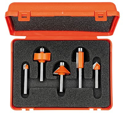 CMT ORANGE TOOLS 700.005.02 - 5-TEILIGES PROFILFRÄSERSET HM S=6 RE