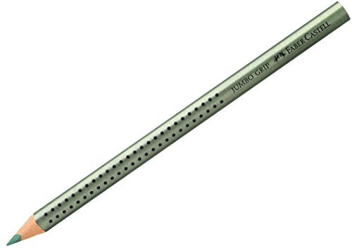 FABER-CASTELL 110985 - Buntstift Jumbo Grip, grün metallic