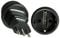 DINIC Reisestecker, Stromadapter Stecker Italien auf Schutzkontakt-Buchse, Netzadapter 3-polig IT (1 Stück, schwarz)