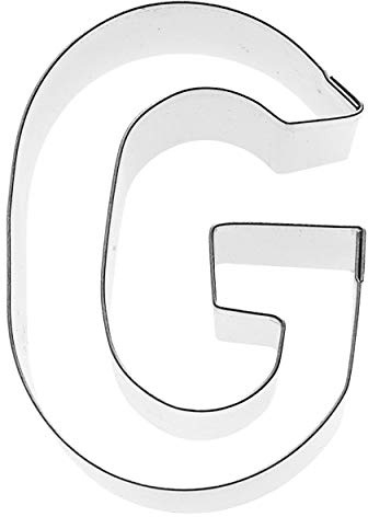 Birkmann, Ausstechform Buchstabe G, Grau, 6 cm, Edelstahl