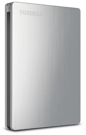 Toshiba 500GB Canvio Slim II Mac Disque Dur Externe 500 Go Argent