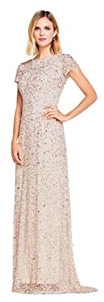 Adrianna Papell Scoop Back Maxi Women's Dress