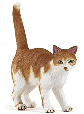 Papo 54031 Rothaarige Tiere Figur, rote Katze, Spielfigur, Mehrfarben