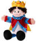 Heunec 395374 Plüschtier, Handspielpuppe, Puppentheater, Prinz, bunt, 32 x 30 x 6.5 cm