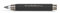 Kaweco SKETCH UP Fallbleistift Black 5,6 mm 5B I Minenbleistift aus massivem Messing in oktogonalem Design I Druck-Bleistift nachfüllbar aus Metall in Schwarz I Druckminenbleistift 10,3 cm