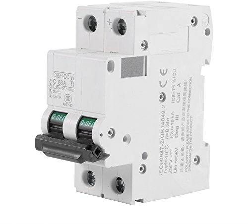 C65H-DC 2P 250V Disjoncteur Miniature DC à Basse Tension (63A)