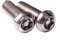 M3 x 5 mm Button Head Tamper Resistant Torx Security Schrauben, Edelstahl, Vollgewinde, riight Hand, pin-in-star Drive, PK 100