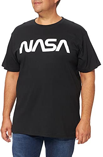 Mister Tee Herren NASA T-Shirt, black, Größe L