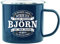 History & Heraldry Echter Kerl - Emaille Becher Björn - individuelle und personalisierte Tasse mit Name und Spruch