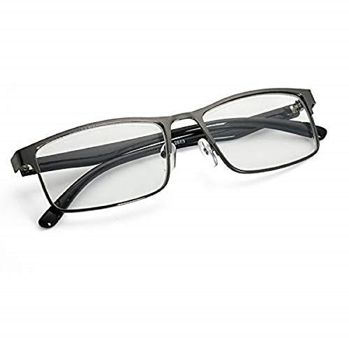 Mode Schwarz Kurzsichtig Gläser Metall Full Frame Myopie Brille - -2.5