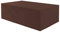 Planesium Premium Gartentisch Gartenmöbel Hülle Abdeckung Schutzhülle Haube Abdeckplane Garnitur wasserdicht atmungsaktiv 575g /lfm (Braun Breite 200cm x Tiefe 130cm x Höhe 75cm)