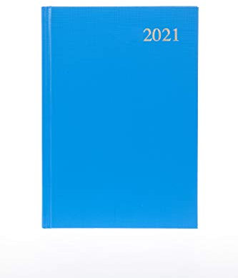 Collins Essential Tagesplaner 2021, A4, Hellblau